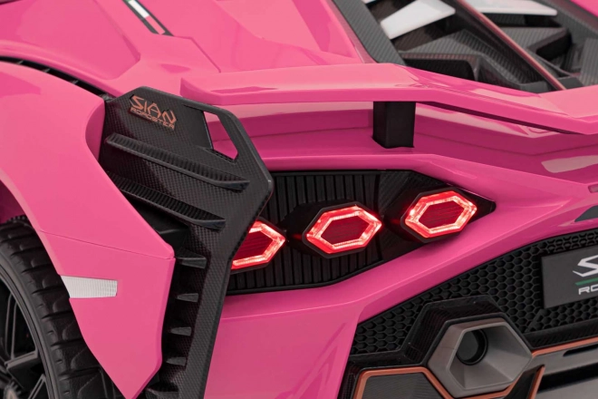 Ružové vozidlo Lamborghini Sian – Ružové