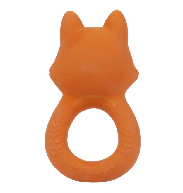 Fox Teether Natural Rubber