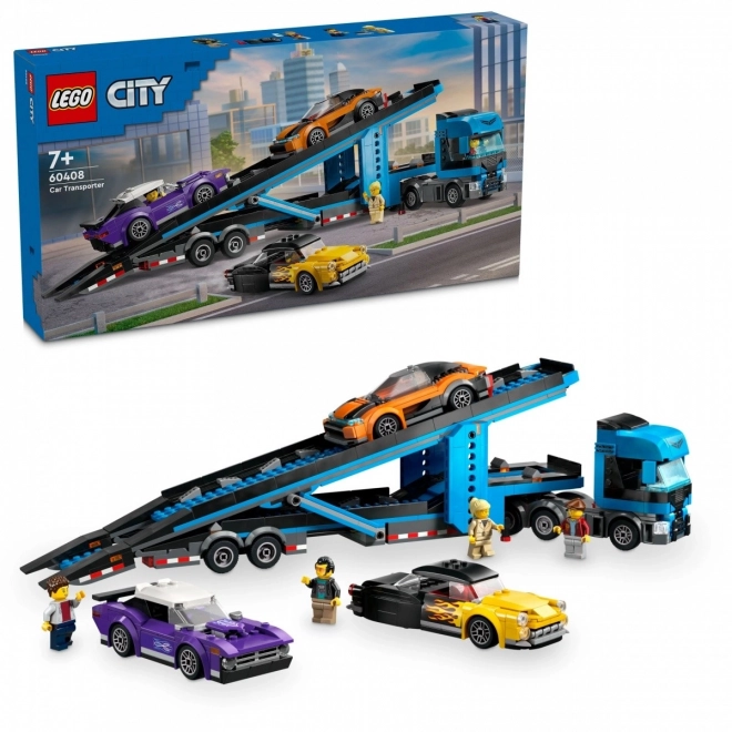 Car Transporter with Sports Cars by LEGO City