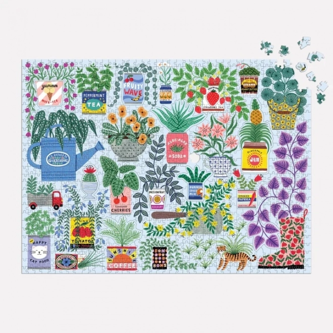 Galison Flower Planting Puzzle