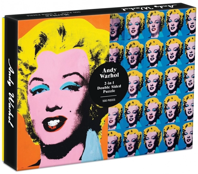 Double-Sided Puzzle Andy Warhol Marilyn