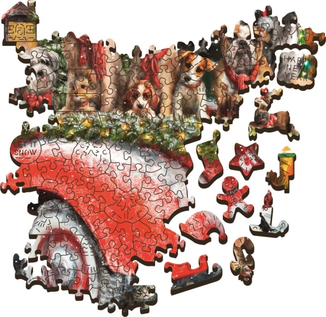 Trefl wood craft origin festive helpers jigsaw puzzle 1000 pieces