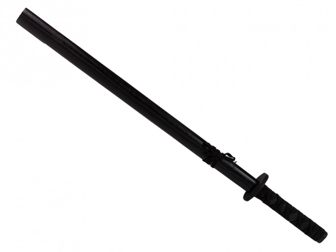 Wooden Knight's Sword Black Prop 73 cm