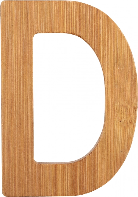 Bamboo Alphabet Letter D