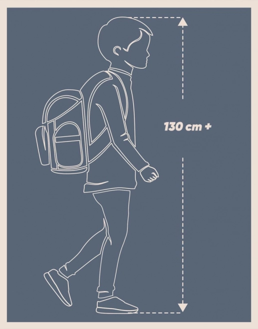 Ergonomic School Backpack with Skateboard Straps