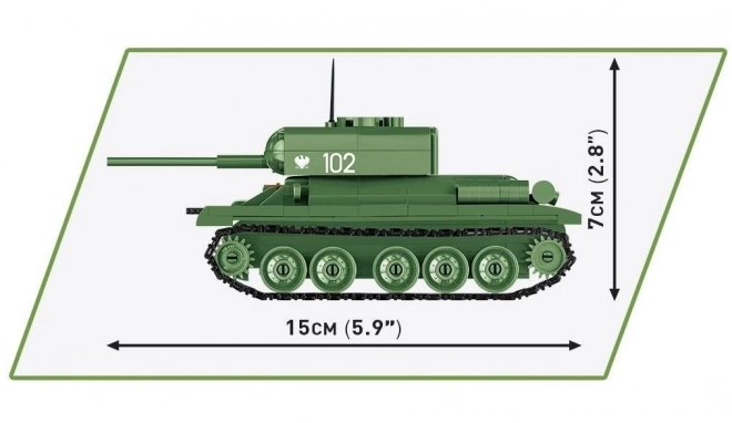 T-34-85 Soviet Medium Tank Model Set by COBI