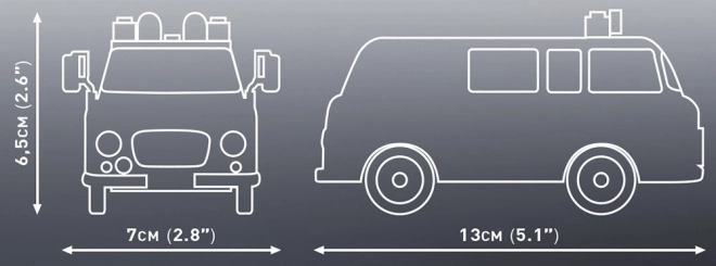 Konstruktivni komplet avtomobilčka Barkas B1000 SMH3