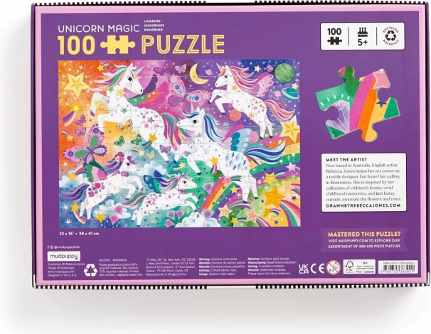 Puzzel Magische Eenhoorns 100 Stukken