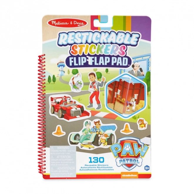 Paw Patrol Flip-Flap Classic Missions Reusable Stickers