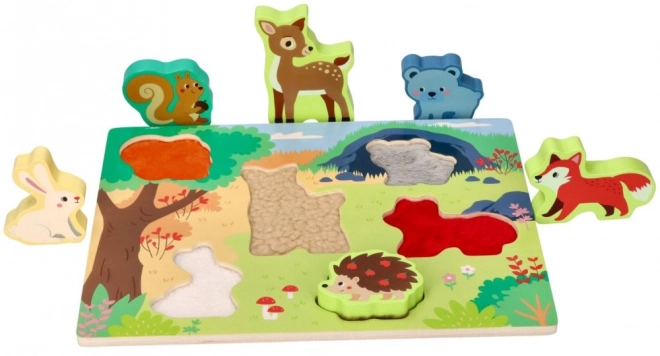 3D Forest Animal Touch Puzzle