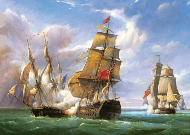 castorland puzzle naval battle 3000 pieces