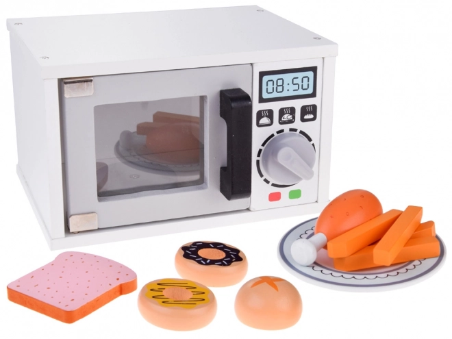 Wooden Microwave Oven for Kids