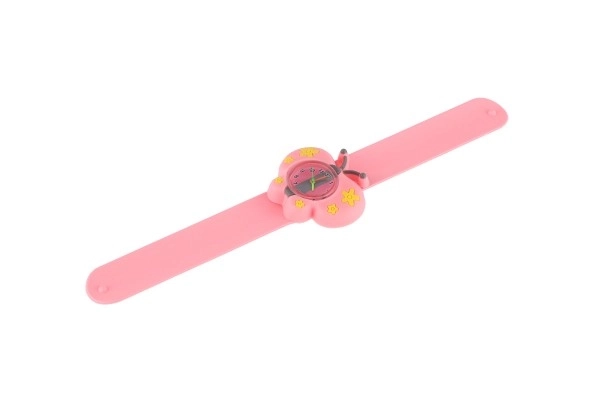 Children's Auto-Winding Butterfly Silicone Watch