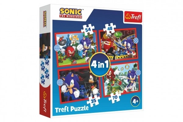 Sonic Adventures 4-in-1 Puzzle Set