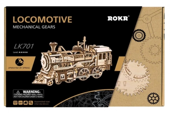 Rokr Wooden 3D Locomotive Puzzle