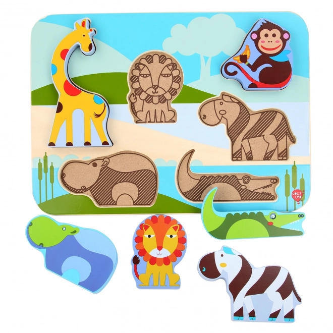 Wooden Animal Safari Puzzle