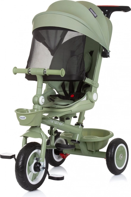 Chipolino tricycle with canopy marathon 2-in-1 pastel green