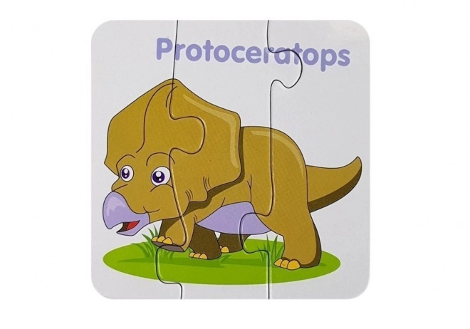 Educational Puzzle Dinosaurs English Connections