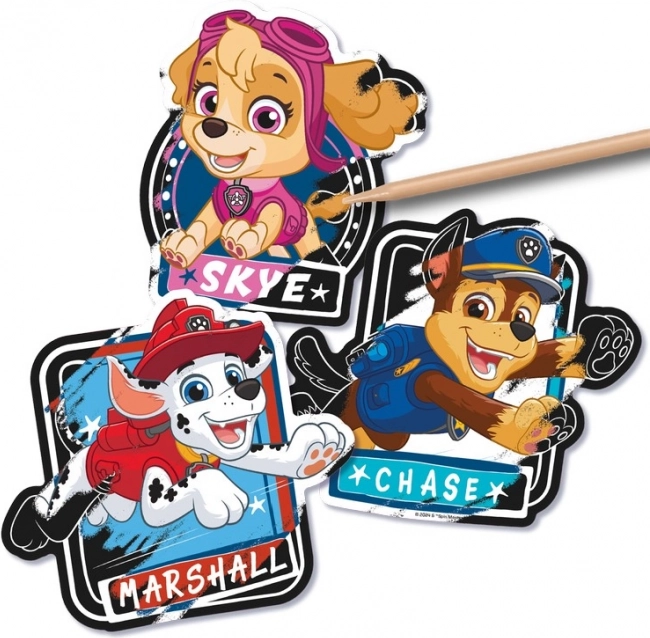 Creative Scratch Sticker Set Paw Patrol