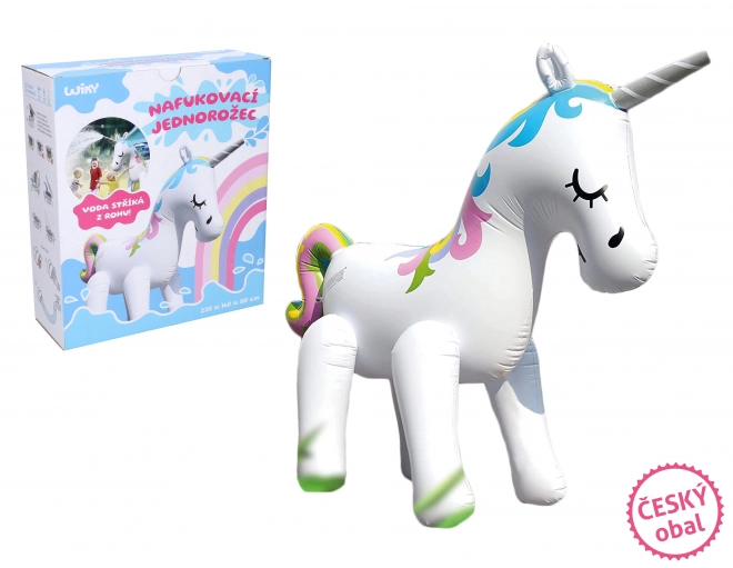 Spraying Unicorn Inflatable Toy