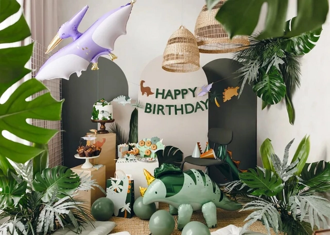 Dinosaur Happy Birthday Banner