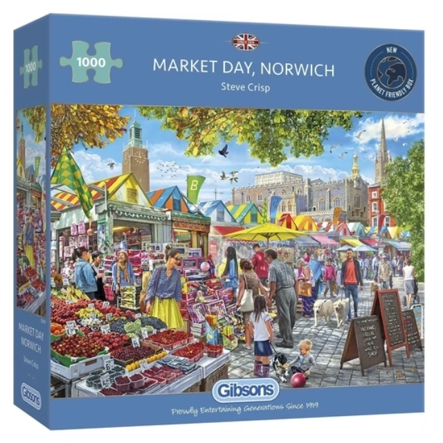 Gibsons Puzzle Norwich Market 1000 Pieces