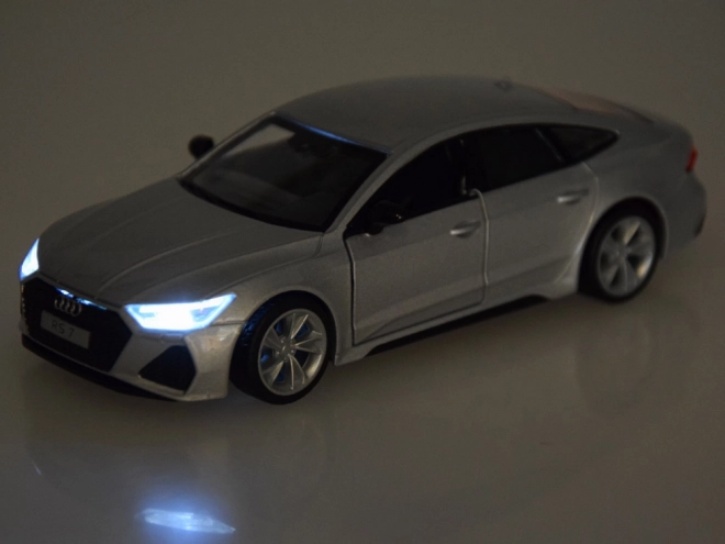 Audi RS 7 Sportback Metal Model Car with Lights and Sound