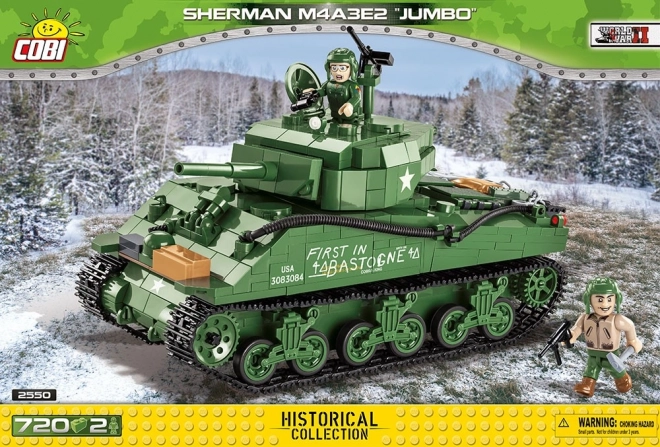 Sherman M4A3E2 Jumbo Tank Building Set