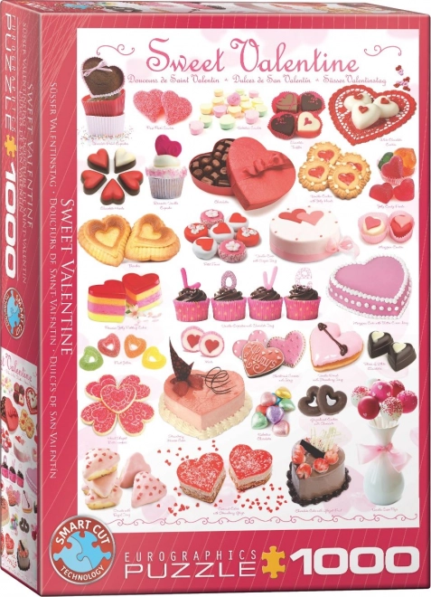 Eurographics Sweet Valentine's Day Puzzle 1000 Pieces