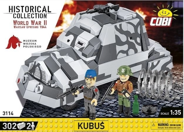 Warsaw Uprising Armored Car Kubuś Building Set