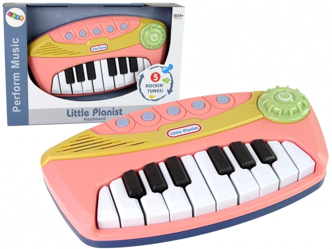 Interactive Pink Piano Little Pianist