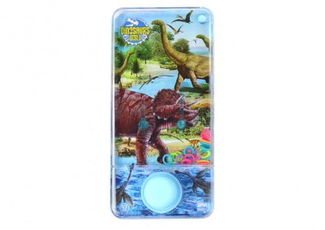 Water Dexterity Game with Dinosaurs