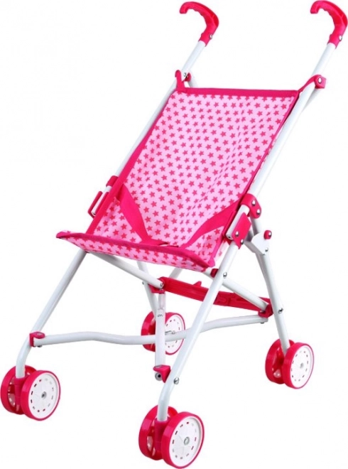 Lightweight Doll Stroller with Star Pattern