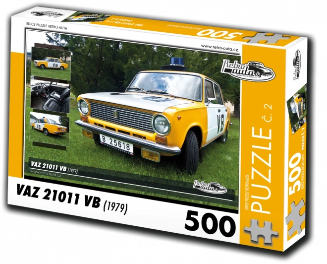 Retro Cars Puzzle VAZ 21011 VB 500 Pieces