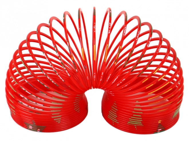 Iconic Christmas Theme Red Spring Toy