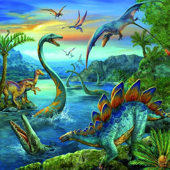 Tri scene s dinosaurima u jednom pakiranju