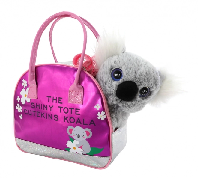 Plush Koala with Fashionable Handbag