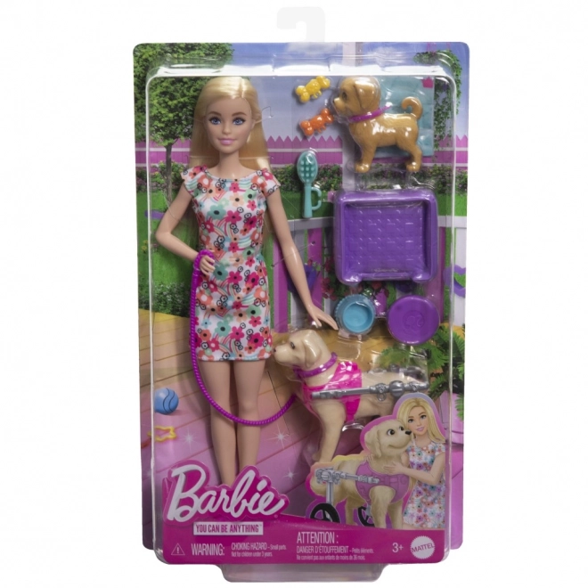 Barbie and Dog with Wheelchair