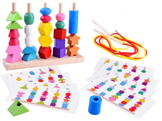 Educational Wooden Puzzle Blocks Set