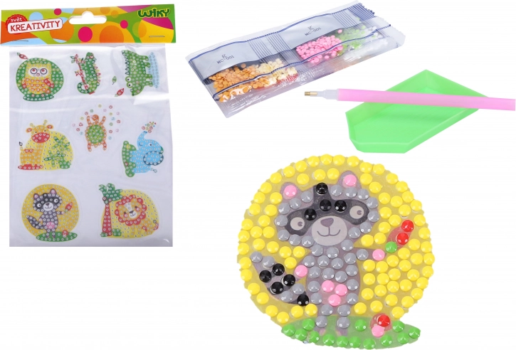 Creative set diamond stickers – animals