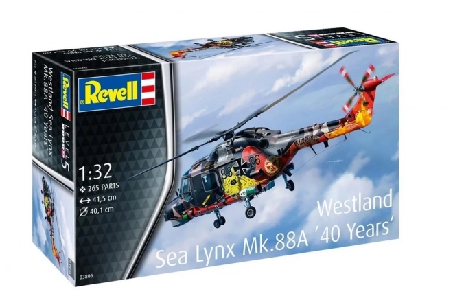Plastic Model Helicopter Westland Lynx Special Paint 1/32