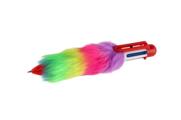 Colorful Plush Pen with Six Colors