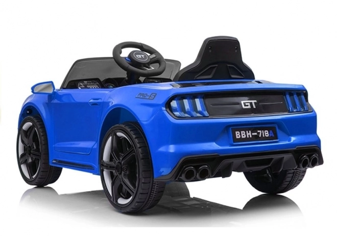 Battery Powered Blue Sports Car