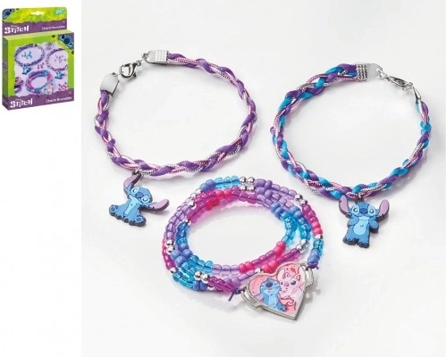 Set creativo per la creazione di braccialetti con motivo Stitch