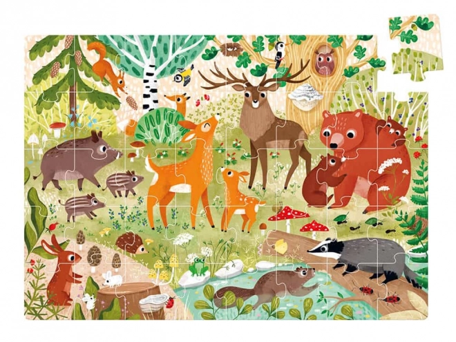 Puzzle Foresta Selvaggia 40 Pezzi