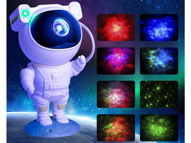 Astronaut Star Projector Night Lamp