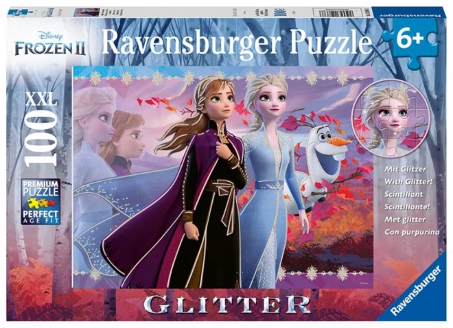 Glitter Frozen 2 Puzzle 100 Pieces