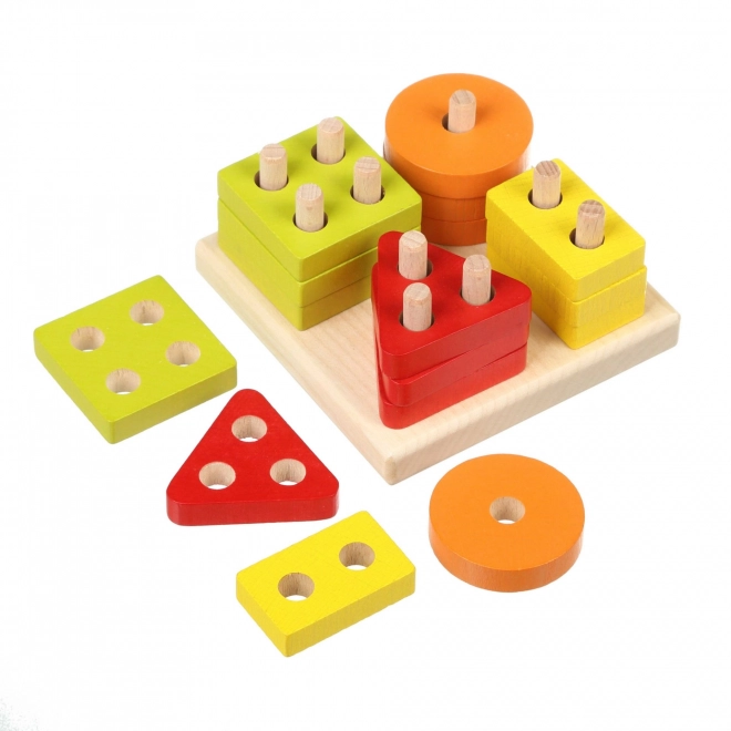 Cubika Wooden Shape Sorting Puzzle Set