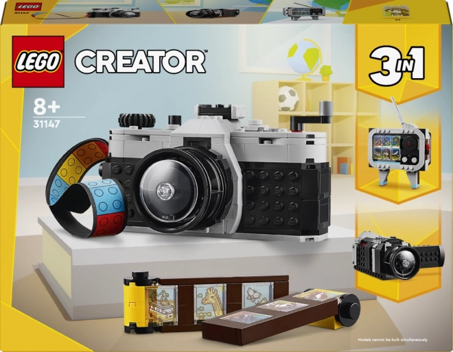 Retro Style Camera Building Set