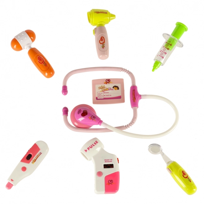 Doctor Toy Set with Lights - Pink